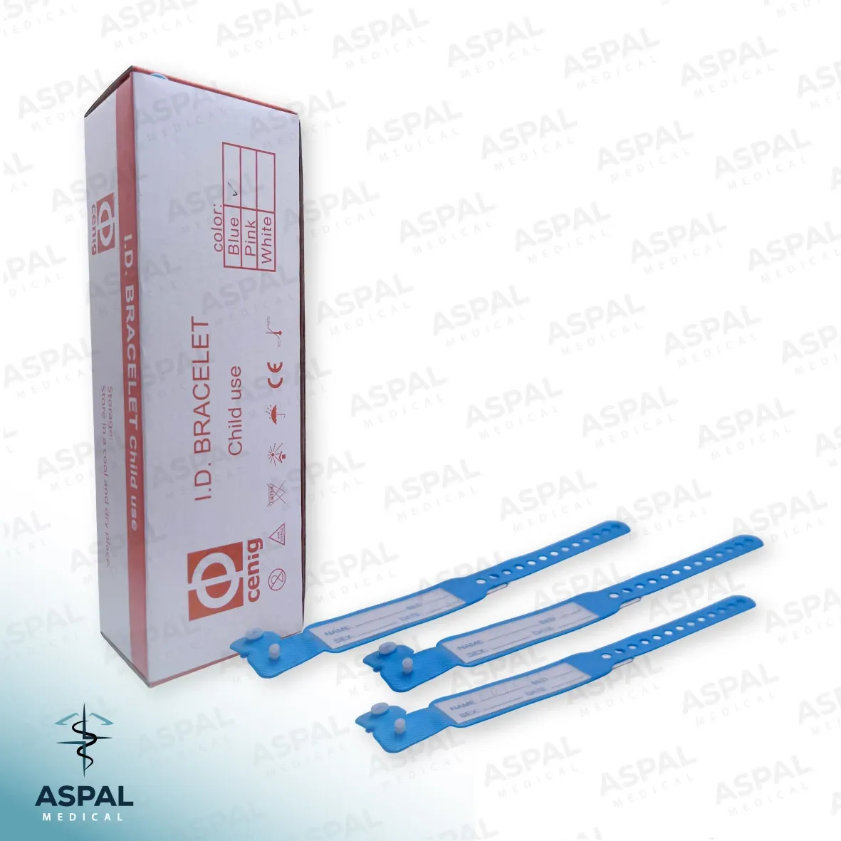 Brazalete de identificación paciente