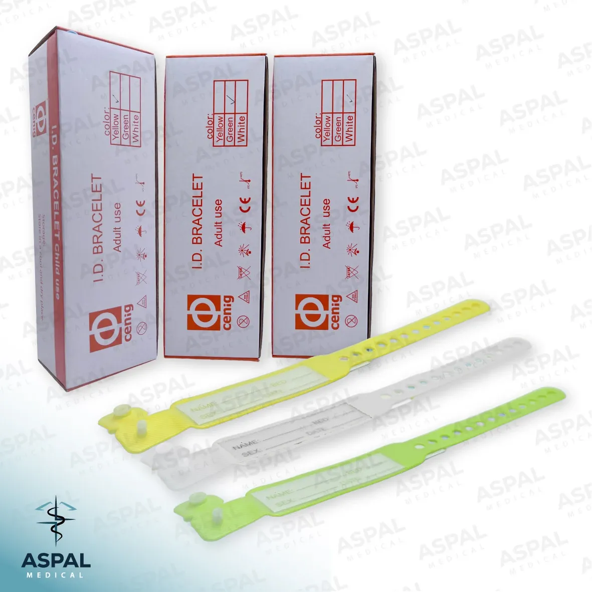 Brazalete de identificación paciente