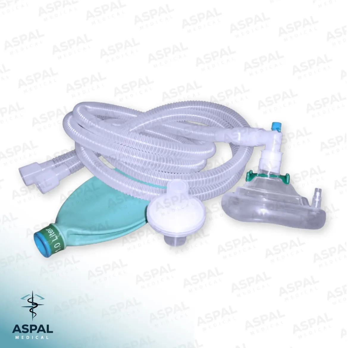 Circuito de anestesia corrugado completo (Pediatrico, Hsiner)